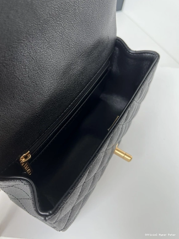 HyperPeter WITH FLAP TOP BAG CHANEL HANDLE-20*12*6cm 0715